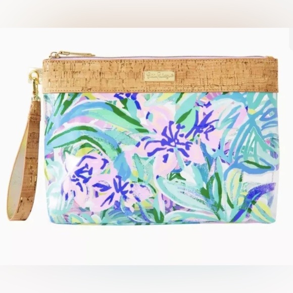 Lilly Pulitzer Handbags - 🛑Last Markdown🛑 NWOT Lilly Pulitzer Pool Pouch in Mermaid in the Shade